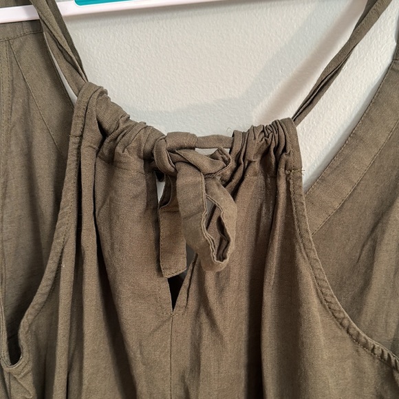 EUC army green Ashley Stewart jumpsuit size 14/16 - Picture 7 of 9